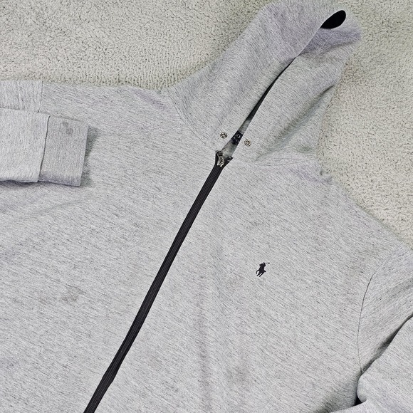 Polo Ralph Lauren Other - Polo Ralph Lauren Hoodie Mens 4XB Gray Full Zip Sweatshirt Embroidered Pony‎